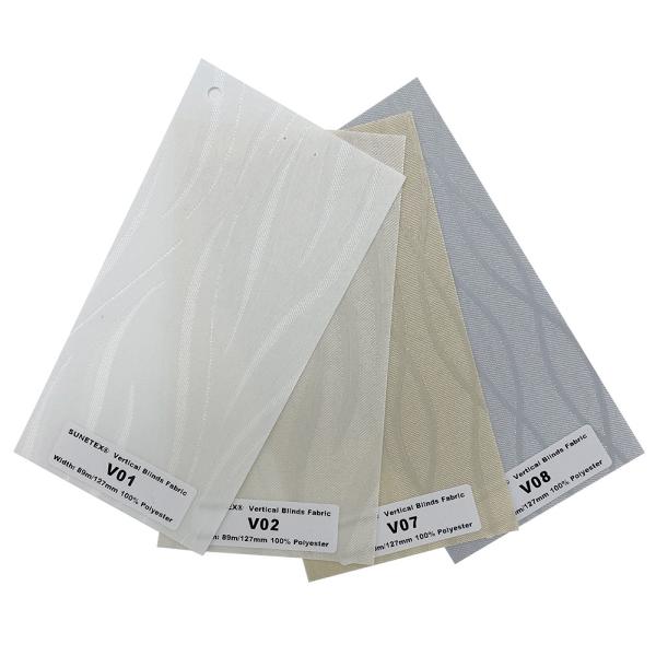 Buy cheap OEKO-TEX 127mm Living Room Sheer 100% Polyester Vertical Blind Fabric from wholesalers