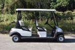 Metallic Red Color Electric Fuel Type Golf Carts DC Motor 4 Passengers Cheap