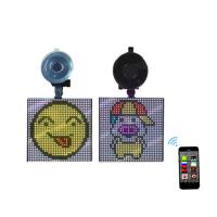 Buy cheap 128*128 MM Buletooth Smart Car Emoji Led Sign Display product
