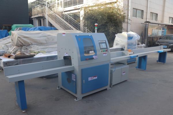 Buy cheap High Speed Timber Automatic Wood Cut Off Saw / Wood Cutting Machine For Wood Pallet from wholesalers