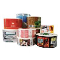 Buy cheap Waterproof Custom Printed Sticker , Self Adhesive Vinyl Roll Bottle Packaging product