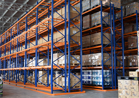 Safety Very Narrow Aisle Racking System For Frequent Order Picking