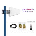 Customized 4G LTE LPDA Antenna for 3G 4G Booster Repeater External Outdoor
