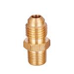 Half Union 3/8" Flare X 1/4" Male Brass Tube Fitting