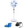 Buy cheap Home Appliance 16 Inch Solar Rechargeable Stand Fan 12V With Remote from wholesalers