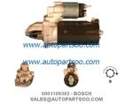 0001108234 0001108235 - BOSCH Starter Motor 12V 1.4KW 9T MOTORES DE ARRANQUE