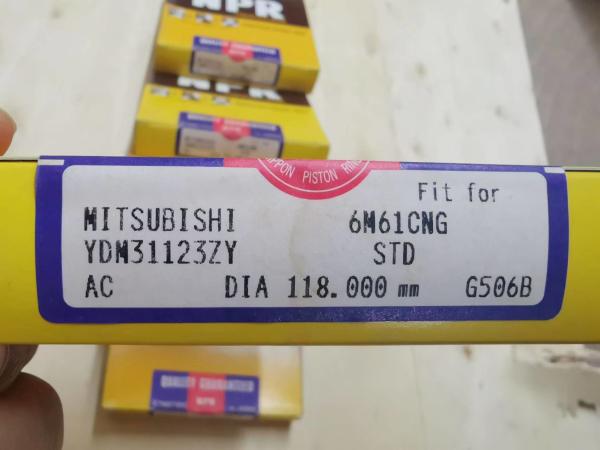 Buy cheap Engine 6m61 Piston Rings ME995562 ME993687 SDM31123 118MM For Mitsubishi from wholesalers