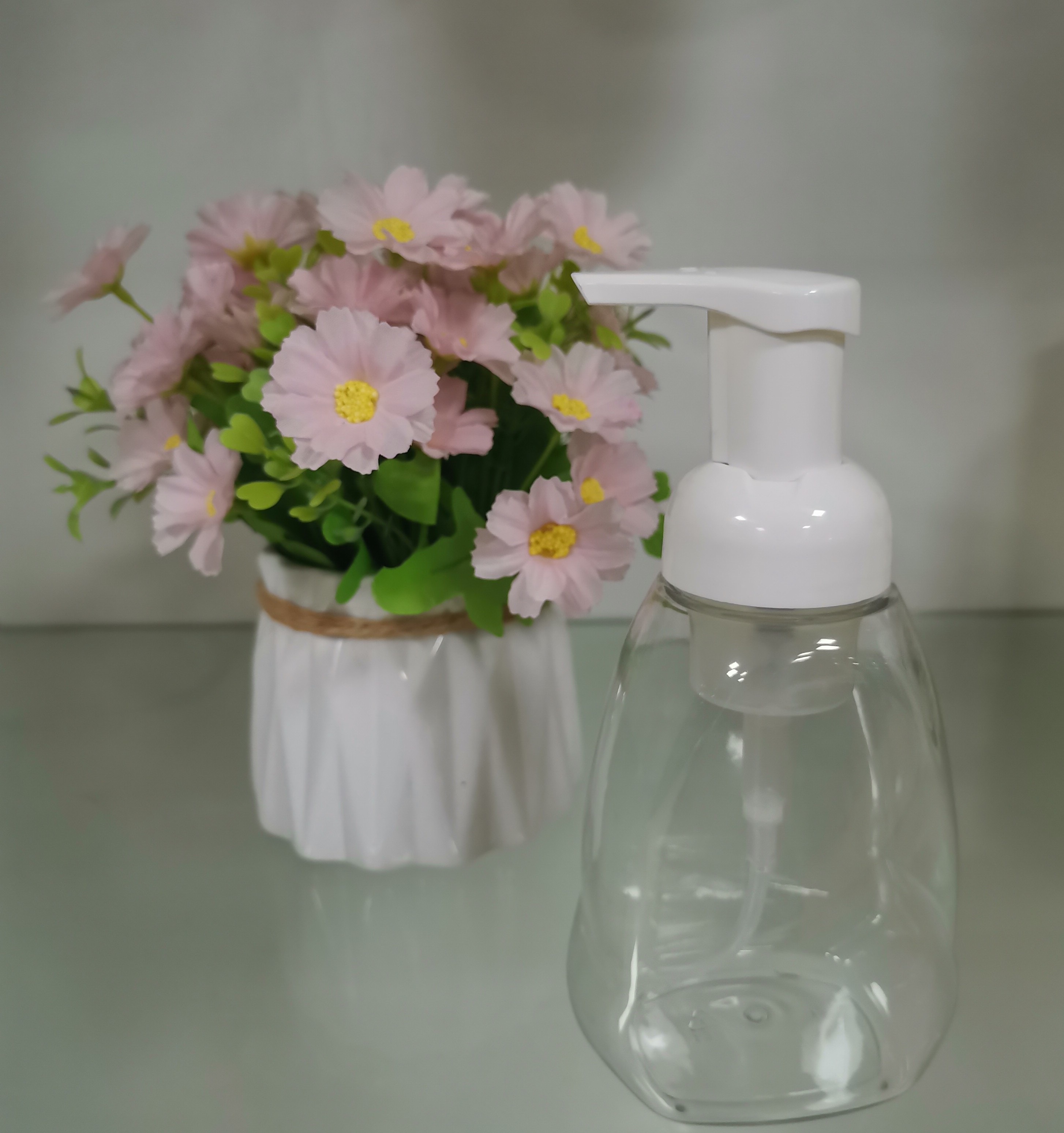 Leak Proof Non Spill Foam Pump Core PET Gasket White PP Spring 304/316 For Precise 1.2 CC Output