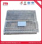 Heavy Duty Wire Cage Galvanized Wire Pallet Container Without Wheels