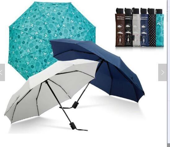 Waterproof Lightweight Folding Self Opening Umbrella Rubber Coating Handle Many