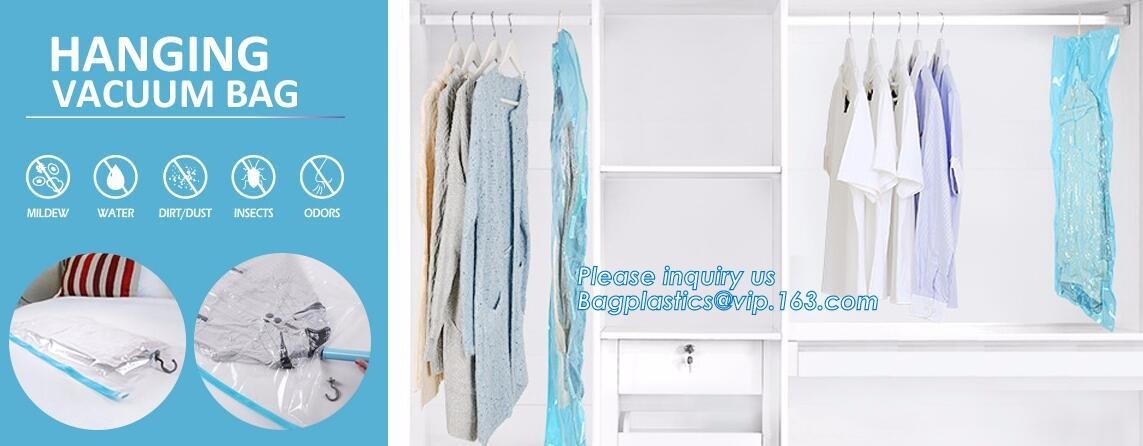 clothing vacuum seal storage bag, Vacuum storage bag for bedding and clothes, home storage organization, bagplastics, pa