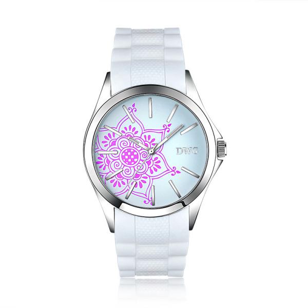 Buy cheap 30mm Custom Women'S Watches Face Printed OEM Recyled Silicone Watch from wholesalers