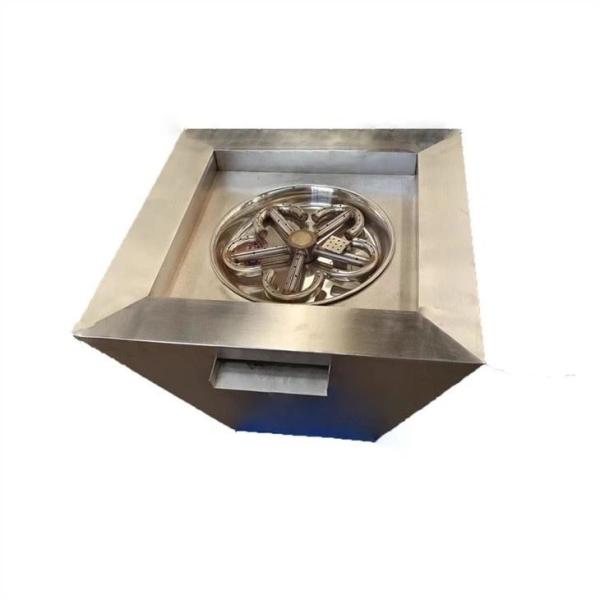 Buy cheap Garden Water Feature Square Stainless Steel Water Pool Fire And Water Bowls from wholesalers