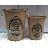 Buy cheap Jute material small toy storage basket,Printing set of 3 Jute storage basket ,storage bin , laundry basket bin bagease from wholesalers