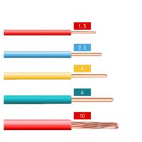 Buy cheap Rolled Copper Building Wire , Bv 4mm/6mm2 8 Gauge Stranded Wire product