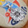 Buy cheap Women and Men Retro Sterling Silver Buddhist Sutras Pencant Charm Necklace (SY12299) from wholesalers