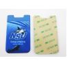 Buy cheap Custom 3M Sticker Royal Blue Lycra Phone Pocket Card Holder With Heat Transfer ,For College Of Nursing Collection from wholesalers