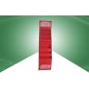Buy cheap Books / Brochure / Magazine Pop Cardboard Display Stand In Red Color from wholesalers
