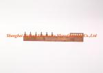 Brown Copper Electronic Spare Parts Connector Function Custom Size