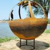 Buy cheap 3mm Thickness Corten Steel Gas Fire Pit Natural Rusted Surface Finish from wholesalers
