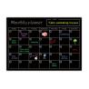 Buy cheap Printable Magnetic Calendar Planner Black Magnetic Fridge Monthly Planner Calendar from wholesalers