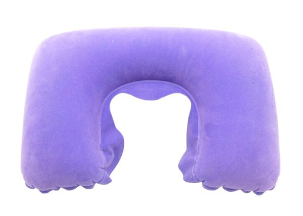Buy cheap Purple Color Travel Neck Pillow Inflatable With Soft Hand Feeling from wholesalers