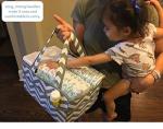 Cotton Baby Diaper Caddy Organizer For Changing Table And Family Outdoor Leisure