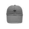Buy cheap Diamond gray dads cap low crown diamond logo adjustable buckle from wholesalers