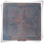 Oak parquet flooring , UV lacquer,Brushed, smoked, 15/4*600*600mm
