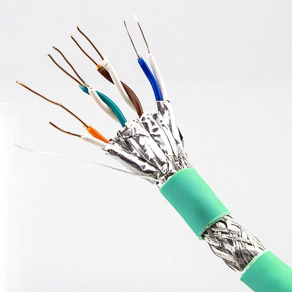 Buy cheap Length 305m Copper Cat7 SFTP Cable , LSZH Jacket Cat 7 Shielded Cable from wholesalers