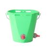 Buy cheap Green/Gray 8000ml Plastic Baby Goat Feed Container with 2 to 4 Feeding Nipple from wholesalers