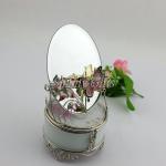 Shinny Gifts Ladies Favor Glass Collection Box with Butterfly Design