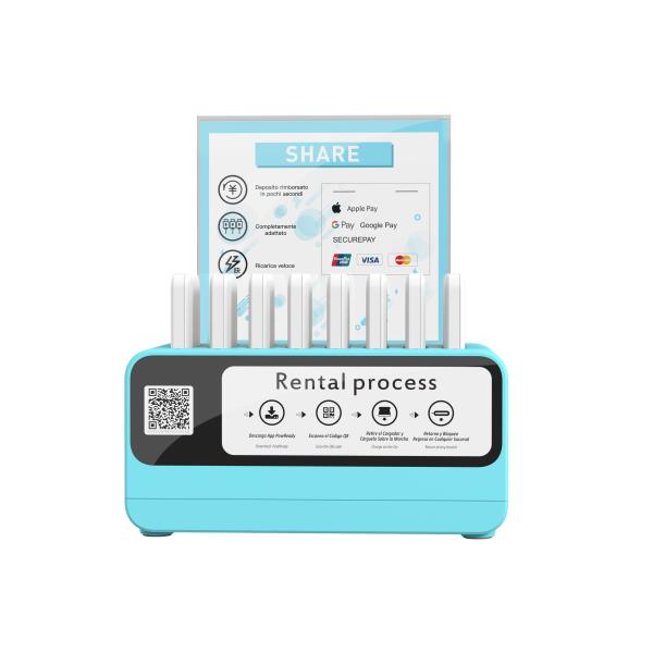 Buy cheap 1008 I Power Bank Rental Station 5000 MAh*6 Public Power Bank from wholesalers