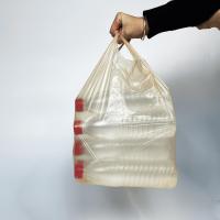 Buy cheap Custom Poly Plastic HDPE T Shirt Style Plastic Bags For Food Vegetables product