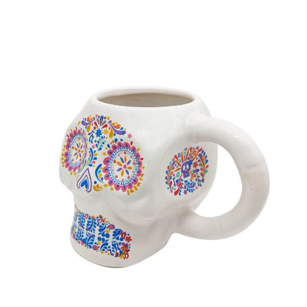Buy cheap Creative Skull Mugs Halloween Ghost Festival Gifts Tiki Mugs 3D Cocktail Mugs with Handle North American Cups from wholesalers