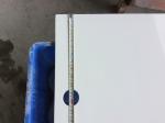 White Quartz Bathroom Countertops Engineered Granite Countertops 20mm Thickness