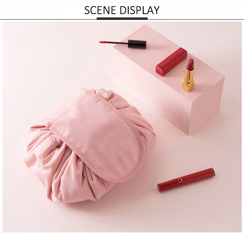 Custom Best Selling Chinese Foldable Drawstring Cosmetic Organizer Bag