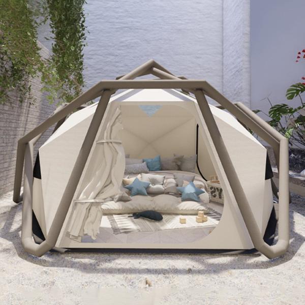 Buy cheap Outdoor Spherical Inflatable Family Tent Folding Portable Fully Automatic Camping Tent Travel from wholesalers