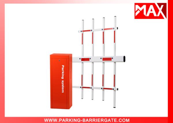 Buy cheap 220V Orange Automatic Parking Barrier Gate with Arms and Low Noise Motor from wholesalers