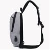 Buy cheap Unisex Multifunctional USB Charging Nylon Chest Bag from wholesalers