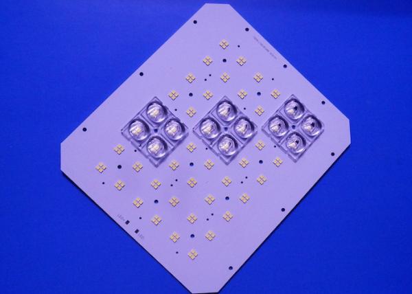 Buy cheap 150W LED Light PCB Board 192 LED 3030 SMD 48V 50x50MM 4 In 1 LED Lenses from wholesalers