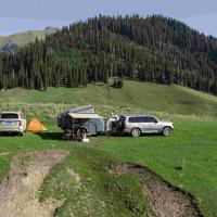 Buy cheap Customize Off Road Travel Trailers Full Size Tire 4wd Camper Trailer product