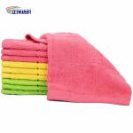 80% Polyester 20% Polyamide 40x40cm 300gsm Microfiber Plaid Style Car Cleaning