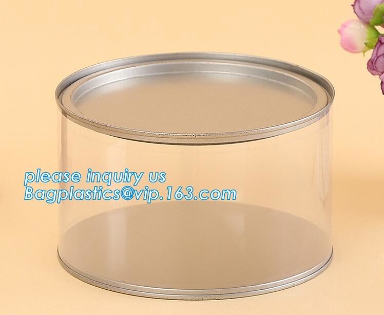 1 gallon clear plastic paint cans for packaging,Plastic Food Grade Clear PET Can Round Food Storage Container Screw Lid
