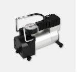 12v Metal Portable Air Compressor For Car Black Silver Color Single Cylinder