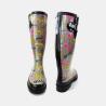 Buy cheap BSCI Cheetah Slip Resistant Waterproof Rubber Rain Boots For Womens from wholesalers