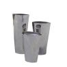 Buy cheap High and big mirror flower pots stainless steel silver planter from wholesalers
