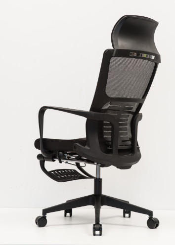 Black Extra Large Armchair , Desk 1205mm Adjustable Armchair DIOUS