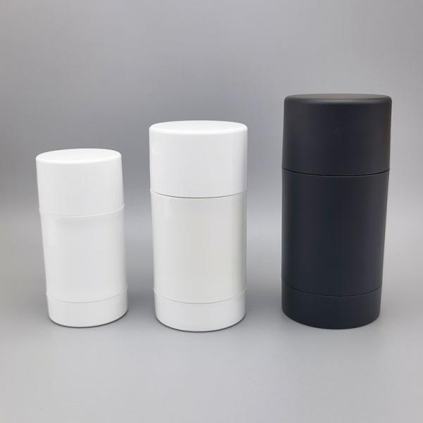 Buy cheap 30ml 50ml 75ml 90ml Plastic PP PCR Cylindrical Deodorant Stick Container For Lip Balm from wholesalers
