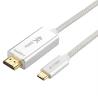 Buy cheap 1M 1.5M 2M Hdmi 2.0 To Usb C Cable , High Resolution Video Output hdmi to type c from wholesalers
